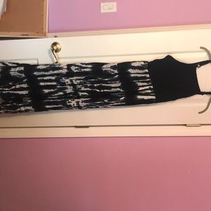 Xhilaration Blue and white dress